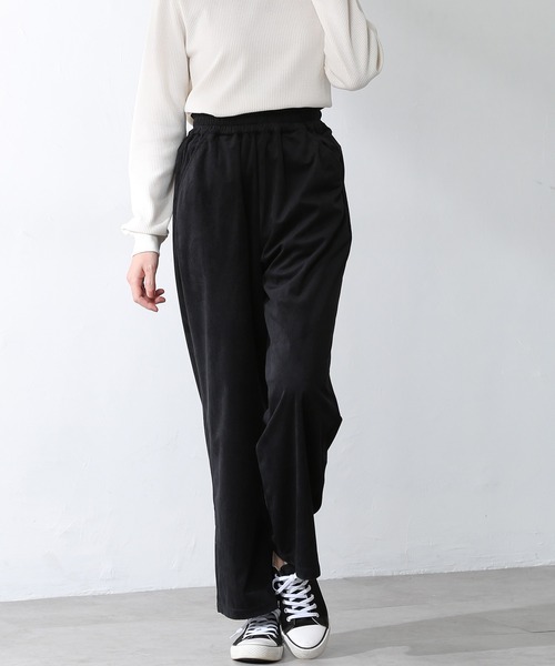 Honeys（ハニーズ）の「イージーパンツ（その他パンツ・レディース・ブラウン/ライトベージュ/アイボリー/モカ/ブラック・L/LL/M）」の3枚目の写真