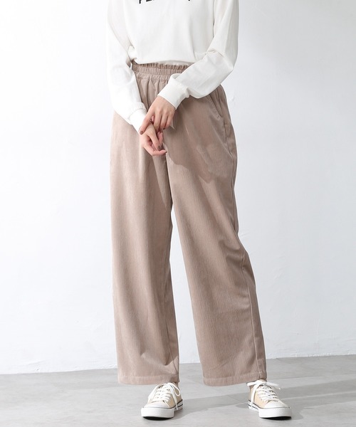 Honeys（ハニーズ）の「イージーパンツ（その他パンツ・レディース・ブラウン/ライトベージュ/アイボリー/モカ/ブラック・L/LL/M）」の5枚目の写真