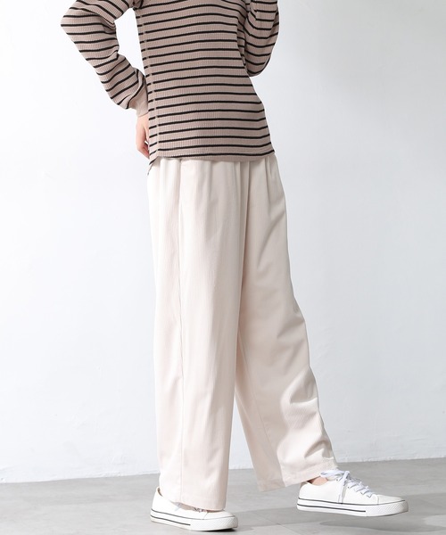 Honeys（ハニーズ）の「イージーパンツ（その他パンツ・レディース・ブラウン/ライトベージュ/アイボリー/モカ/ブラック・L/LL/M）」の17枚目の写真