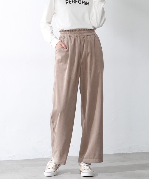 Honeys（ハニーズ）の「イージーパンツ（その他パンツ・レディース・ブラウン/ライトベージュ/アイボリー/モカ/ブラック・L/LL/M）」の6枚目の写真