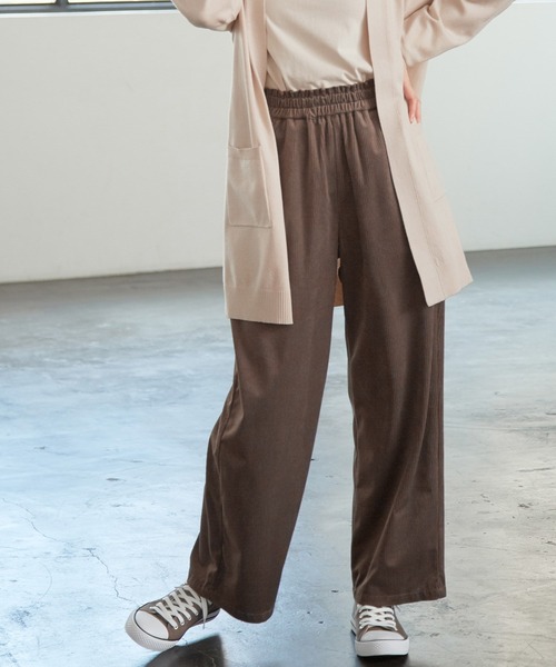 Honeys（ハニーズ）の「イージーパンツ（その他パンツ・レディース・ブラウン/ライトベージュ/アイボリー/モカ/ブラック・L/LL/M）」の12枚目の写真