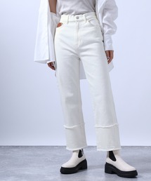 HARE | ロールアップデザインストレートデニムパンツ(HARE)(デニムパンツ)