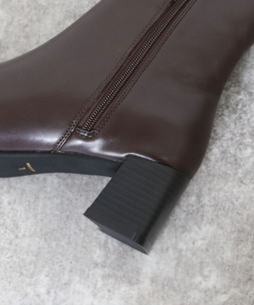 archives（アルシーヴ）の「スクエアロングブーツ（ブーツ・レディース・ブラック/ブラウン・MEDIUM/LARGE）」の3枚目の写真