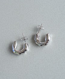 Kastane | 【fiw.】リフレクションフープピアス小(ピアス（両耳用）)