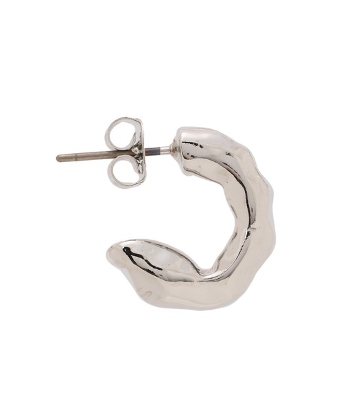 Kastane（カスタネ）の「【fiw.】リフレクションフープピアス小（ピアス（両耳用）・レディース・シルバー/ゴールド・FREE）」の5枚目の写真