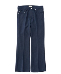【JieDa】STRIPE FLARE PANTS