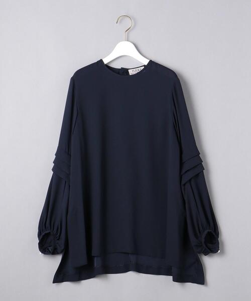 FLICKA(フリッカ)の「<FLICKA(フリッカ)>PL タックスリーブ ブラウス(シャツ/ブラウス・レディース・オフホワイト/ネイビー・0)」の20枚目の写真