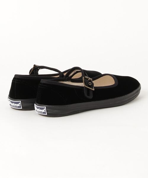 [美品] ORCIVAL オーシバル　ベルベットストラップシューズ　バレエ e8135e3caafe3014e1793cbb8c38ae