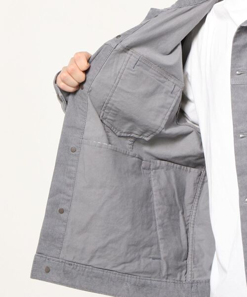 GAP(ギャップ)の「コーデュロイ アイコンジャケット(デニムジャケット・メンズ・その他/グレー系その他・L/S/M/XS/XL)」の5枚目の写真