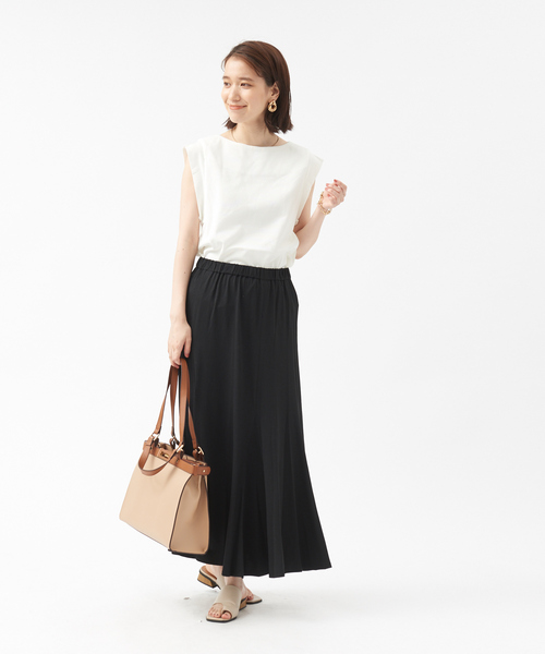 Abahouse Devinette（ドゥヴィネット）の「【BRAHMIN】カットソーマーメードスカート（スカート・レディース・ブラウン/ブラック・フリー）」の7枚目の写真
