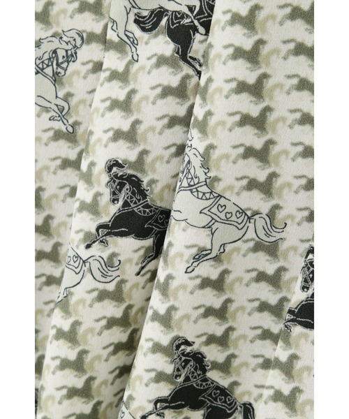 JILL STUART（ジルスチュアート）の「◆フィリーワンピース（シャツワンピース・レディース・カーキ/ボルドー・2/0）」の14枚目の写真