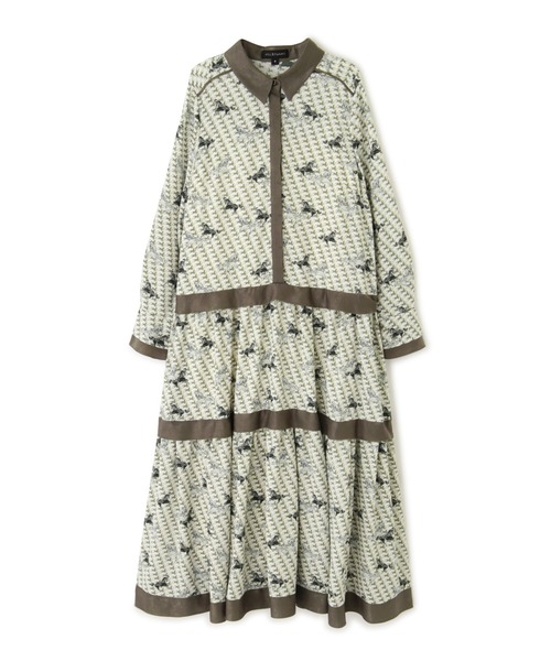 JILL STUART（ジルスチュアート）の「◆フィリーワンピース（シャツワンピース・レディース・カーキ/ボルドー・2/0）」の10枚目の写真