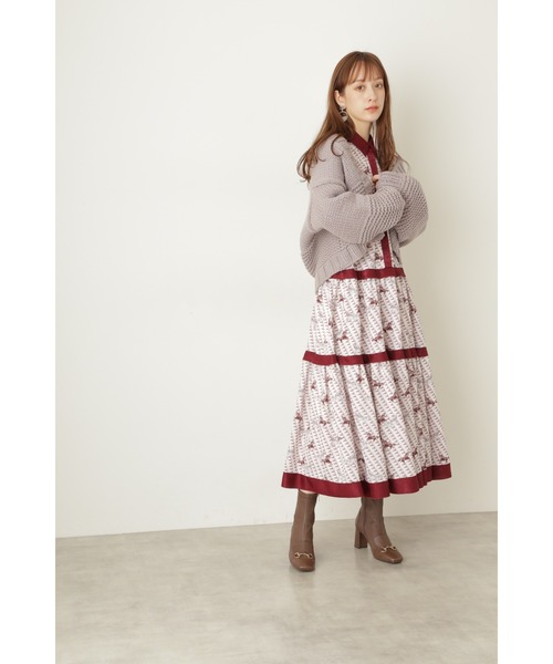 JILL STUART（ジルスチュアート）の「◆フィリーワンピース（シャツワンピース・レディース・カーキ/ボルドー・2/0）」の19枚目の写真