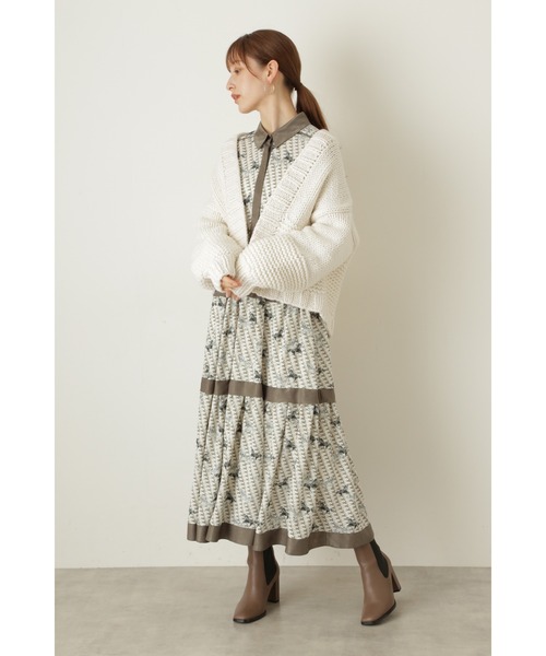 JILL STUART（ジルスチュアート）の「◆フィリーワンピース（シャツワンピース・レディース・カーキ/ボルドー・2/0）」の11枚目の写真