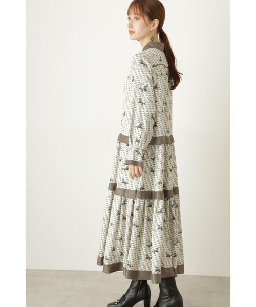 JILL STUART（ジルスチュアート）の「◆フィリーワンピース（シャツワンピース・レディース・カーキ/ボルドー・2/0）」の13枚目の写真