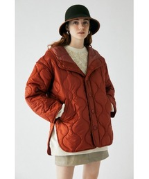 MOUSSY | HOODED QUILTED ポンチョ(ポンチョ)