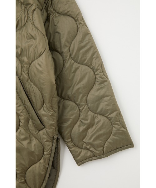 MOUSSY（マウジー）の「HOODED QUILTED ポンチョ（ポンチョ・レディース・ライトカーキ/ブラウン/ブラック/アイボリー・FREE）」の15枚目の写真