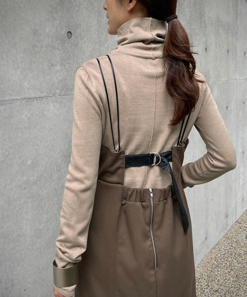 &g'aime（アンジェム）の「【&g’aime】タートルネックニット（ニット/セーター・レディース・ブラック/グレイッシュベージュ/テラコッタ/カーキ/ダークブルー/ブラウン・FREE）」の21枚目の写真