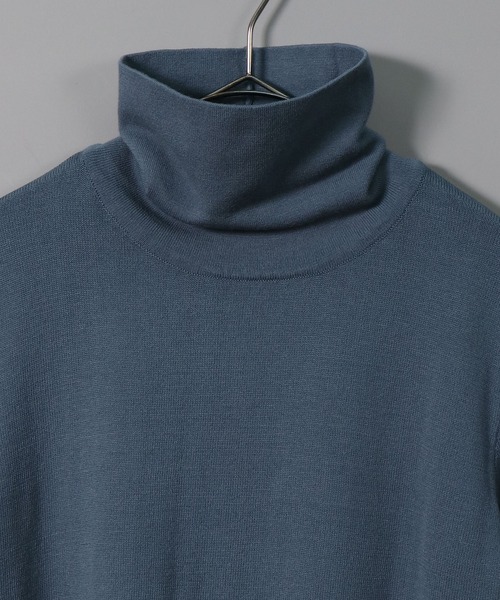 &g'aime（アンジェム）の「【&g’aime】タートルネックニット（ニット/セーター・レディース・ブラック/グレイッシュベージュ/テラコッタ/カーキ/ダークブルー/ブラウン・FREE）」の12枚目の写真