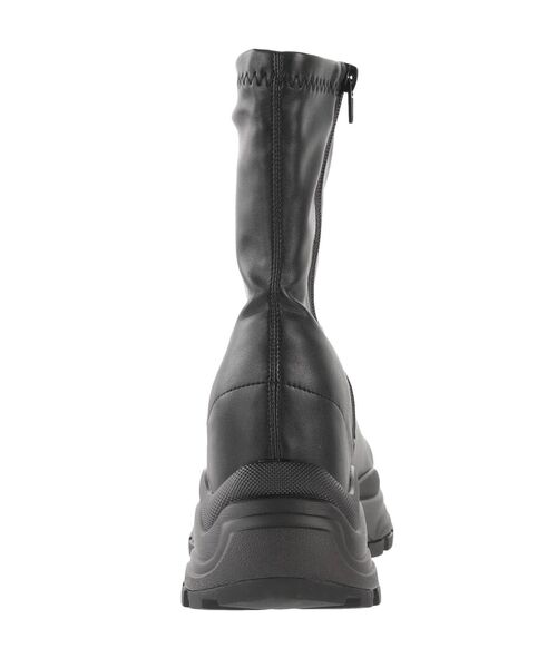 GYDA(ジェイダ)の「フェイクレザースニーカーソールショートブーツ(ブーツ・レディース・ブラック・MEDIUM/LARGE/SMALL)」の21枚目の写真