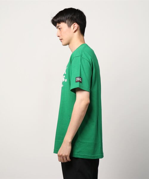 FULL-BK（フルビーケー）の「SYSTEMS LOGO TEE 2020 (Ver.02)（Tシャツ/カットソー・メンズ・グリーン/ブラック・LARGE/MEDIUM）」の8枚目の写真