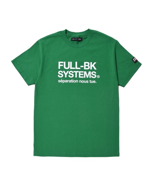 FULL-BK（フルビーケー）の「SYSTEMS LOGO TEE 2020 (Ver.02)（Tシャツ/カットソー・メンズ・グリーン/ブラック・LARGE/MEDIUM）」の2枚目の写真