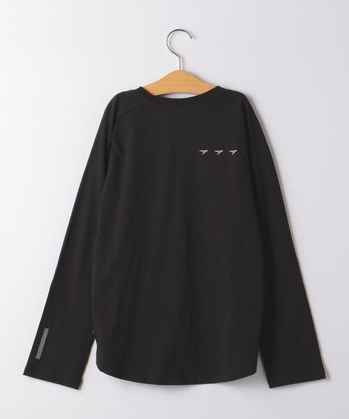 瞬足（シュンソク）の「◆＜瞬足（シュンソク）＞アームスウィング ロングスリーブ 140cm-150cm（Tシャツ/カットソー・キッズ・ブラック/パープル/オフホワイト/オレンジ・L 140cm/XL 150cm）」の9枚目の写真