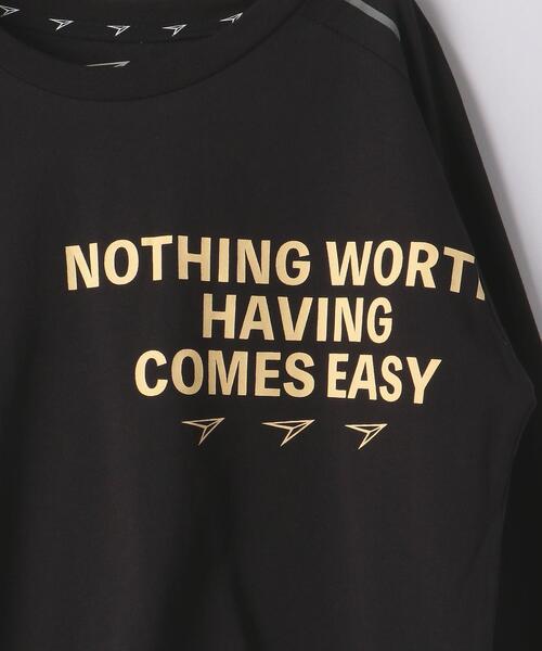 瞬足（シュンソク）の「◆＜瞬足（シュンソク）＞アームスウィング ロングスリーブ 140cm-150cm（Tシャツ/カットソー・キッズ・ブラック/パープル/オフホワイト/オレンジ・L 140cm/XL 150cm）」の8枚目の写真