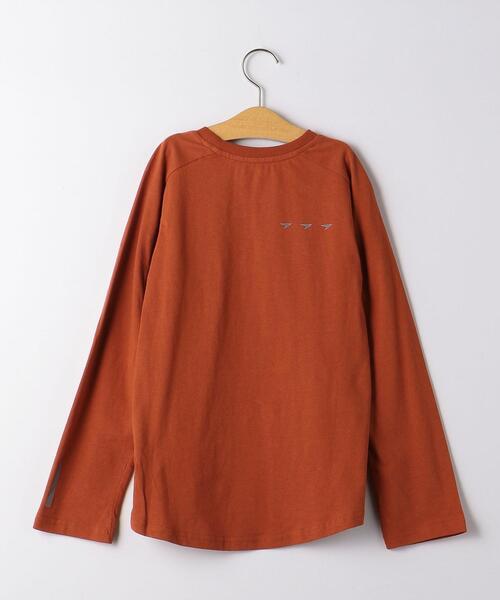 瞬足（シュンソク）の「◆＜瞬足（シュンソク）＞アームスウィング ロングスリーブ 140cm-150cm（Tシャツ/カットソー・キッズ・オレンジ/パープル/ブラック/オフホワイト・L 140cm/XL 150cm）」の7枚目の写真