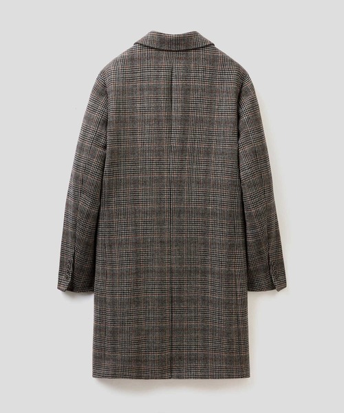 BENETTON (UNITED COLORS OF BENETTON)（ベネトンユナイテッドカラーズオブベネトン）の「ウールチェックチェスターコート（チェスターコート・メンズ・グレー系その他・44/46/48）」の6枚目の写真