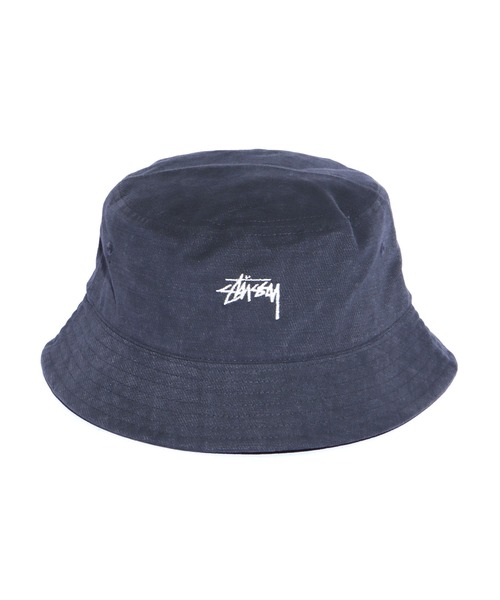 STUSSY（ステューシー）の「STUSSY/ステューシー STOCK BUCKET CAP バケットハット 刺繍（ハット・メンズ・チャコールグレー/ライトオリーブ/バイオレット/オレンジ・L/XL/S/M）」の2枚目の写真