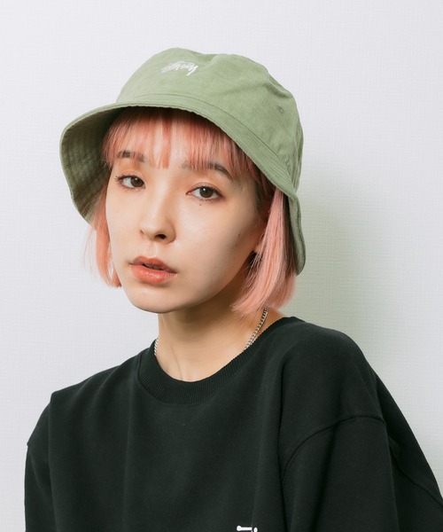 STUSSY（ステューシー）の「STUSSY/ステューシー STOCK BUCKET CAP バケットハット 刺繍（ハット・メンズ・チャコールグレー/ライトオリーブ/バイオレット/オレンジ・L/XL/S/M）」の16枚目の写真