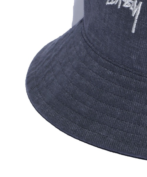 STUSSY（ステューシー）の「STUSSY/ステューシー STOCK BUCKET CAP バケットハット 刺繍（ハット・メンズ・チャコールグレー/ライトオリーブ/バイオレット/オレンジ・L/XL/S/M）」の9枚目の写真