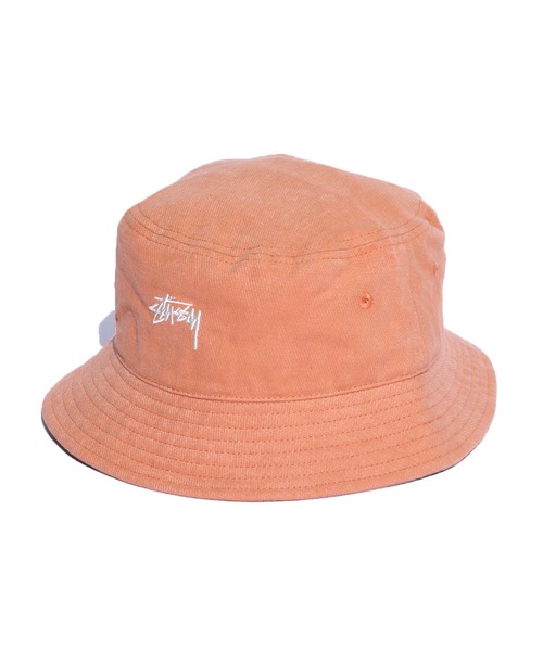 STUSSY（ステューシー）の「STUSSY/ステューシー STOCK BUCKET CAP バケットハット 刺繍（ハット・メンズ・チャコールグレー/ライトオリーブ/バイオレット/オレンジ・L/XL/S/M）」の8枚目の写真
