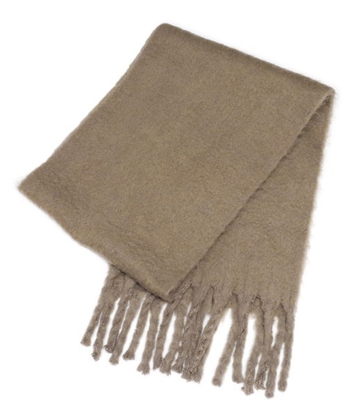 Pierrot（ピエロ）の「ふんわりストール（ストール/ショール・レディース・ベージュ/ブラック/ピンクベージュ/アイボリー・FREE）」の6枚目の写真