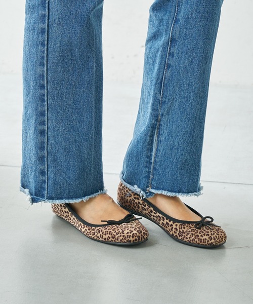 O'Kyti（オキティ）の「【O'KYTI/オキティ】フラットレオパードバレエシューズ（バレエシューズ・レディース・ブラウン・38/36/37）」の7枚目の写真