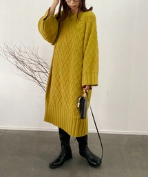 CAPRICIEUX LE'MAGE | ダイヤケーブルチュニック(ワンピース)