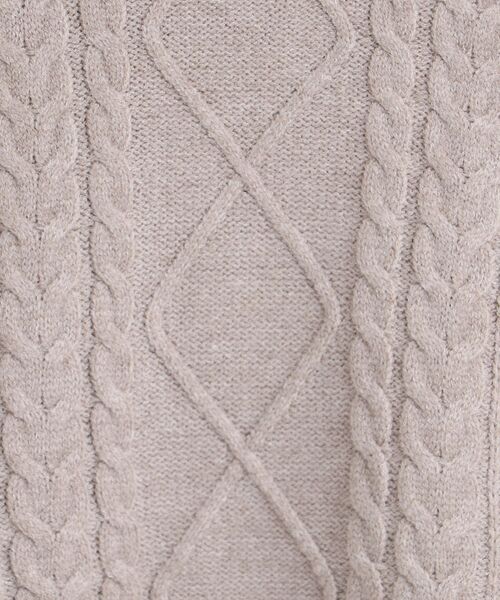 MAJESTIC LEGON(マジェスティックレゴン)の「ショートボリュームニット(ニット/セーター・レディース・アイボリー/ベージュ/ブラック/サンドベージュ/オフホワイト・SMALL/MEDIUM)」の16枚目の写真