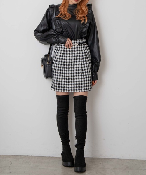 WEGO(ウィゴー)の「WEGO/【WEB限定】ニーハイブーツ(ブーツ・レディース・ブラック系その他/ブラック・MEDIUM/LARGE)」の9枚目の写真