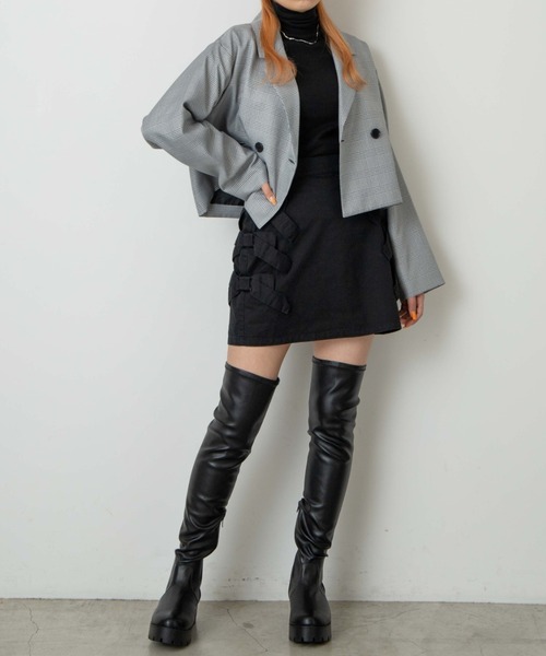 WEGO(ウィゴー)の「WEGO/【WEB限定】ニーハイブーツ(ブーツ・レディース・ブラック系その他/ブラック・MEDIUM/LARGE)」の13枚目の写真