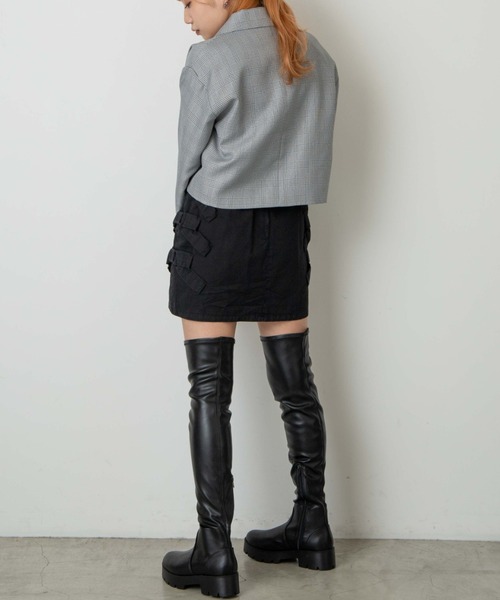 WEGO(ウィゴー)の「WEGO/【WEB限定】ニーハイブーツ(ブーツ・レディース・ブラック系その他/ブラック・MEDIUM/LARGE)」の15枚目の写真