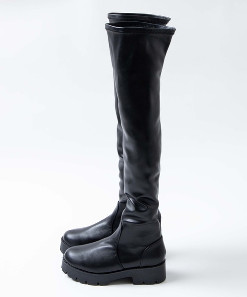 WEGO(ウィゴー)の「WEGO/【WEB限定】ニーハイブーツ(ブーツ・レディース・ブラック系その他/ブラック・MEDIUM/LARGE)」の18枚目の写真