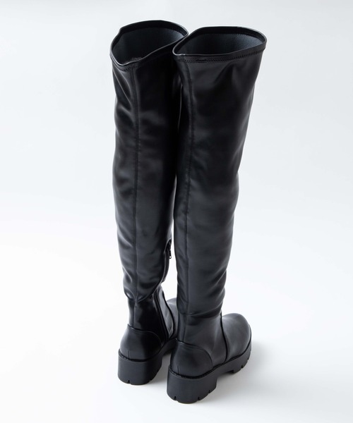 WEGO(ウィゴー)の「WEGO/【WEB限定】ニーハイブーツ(ブーツ・レディース・ブラック系その他/ブラック・MEDIUM/LARGE)」の19枚目の写真
