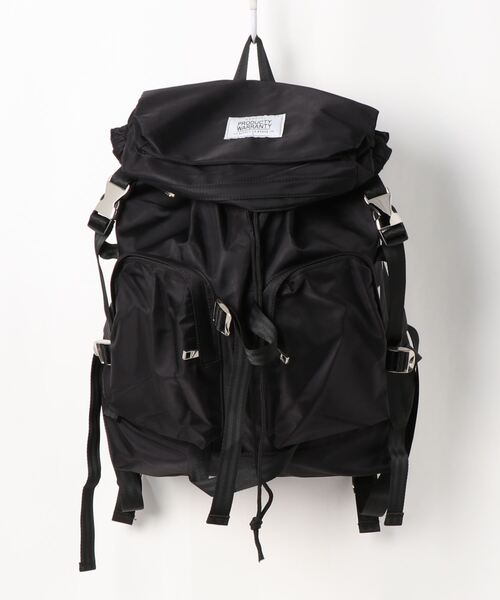 PRODUCTY WARRANTY（プロダクティワランティ）の「【PRODUCTY WARRANTY】 ダブルポケット メタル フラップ リュック（バックパック/リュック・メンズ・チャコール/ブラック/ネイビー・FREE）」の2枚目の写真
