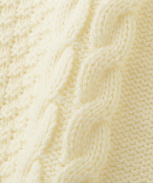 PROPORTION BODY DRESSING（プロポーションボディドレッシング）の「バックスリットケーブルニット / 1212170001（ニット/セーター・レディース・イエロー/ホワイト系その他/ブルー・FREE）」の13枚目の写真