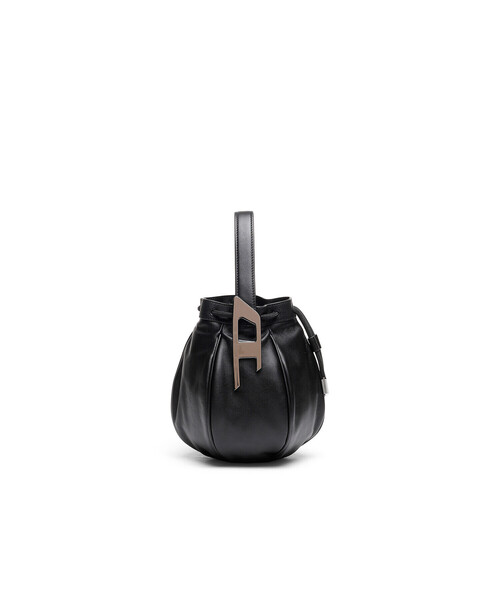 DIESEL（ディーゼル）の「レディース カウレザー バケットバッグ（ハンドバッグ・レディース・ブラック/レッド・UNI）」の11枚目の写真