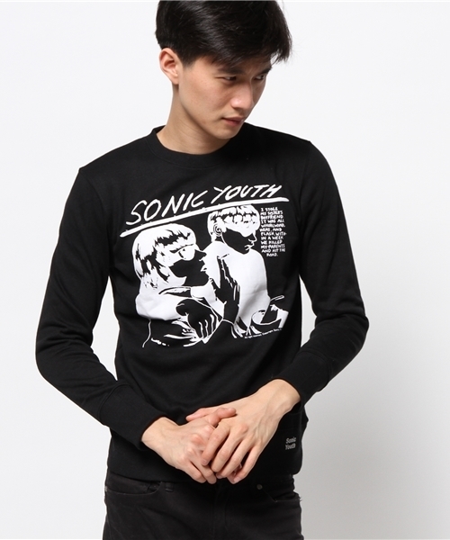 AZUL by moussy（アズールバイマウジー）の「Sonic Youth裏起毛長袖PO