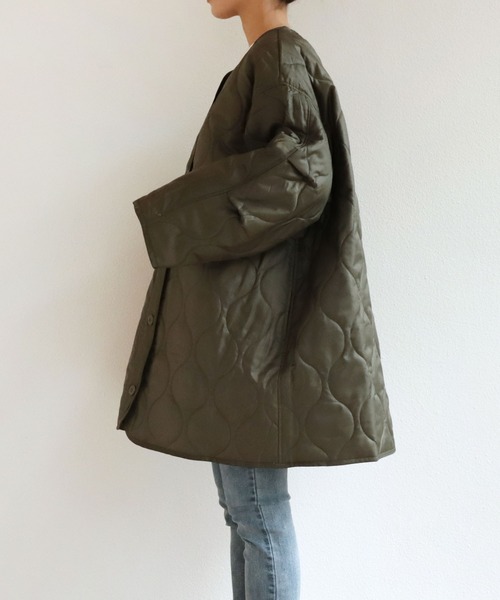 andme(アンドミー)の「M-65ライナー付き3WAYモッズコート(モッズコート・レディース・ブラック/カーキ/ネイビー・M)」の11枚目の写真