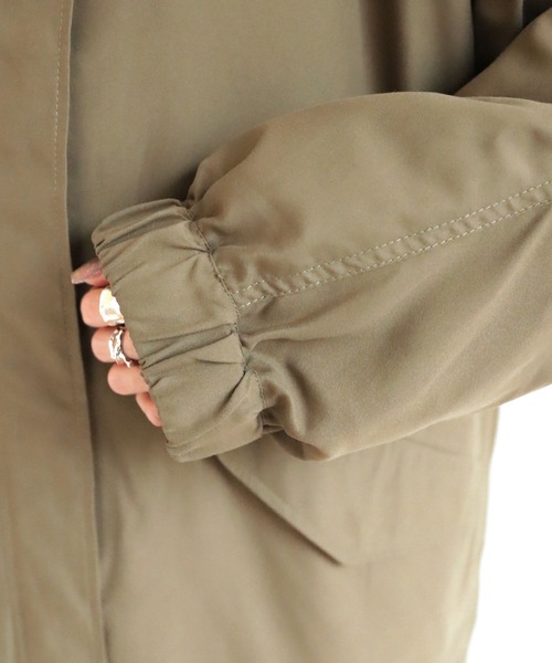 andme(アンドミー)の「M-65ライナー付き3WAYモッズコート(モッズコート・レディース・ブラック/カーキ/ネイビー・M)」の16枚目の写真