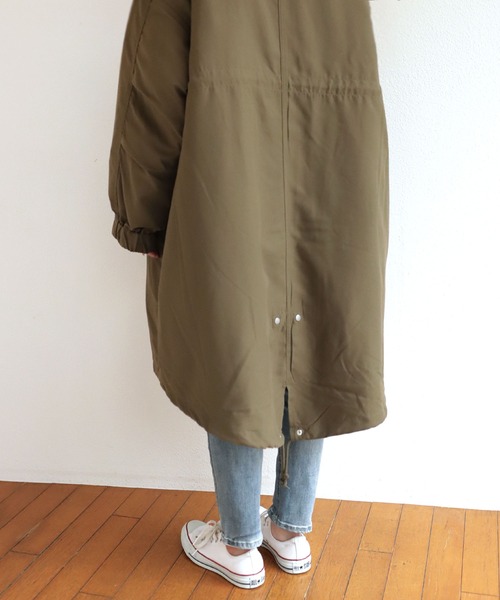 andme(アンドミー)の「M-65ライナー付き3WAYモッズコート(モッズコート・レディース・ブラック/カーキ/ネイビー・M)」の18枚目の写真